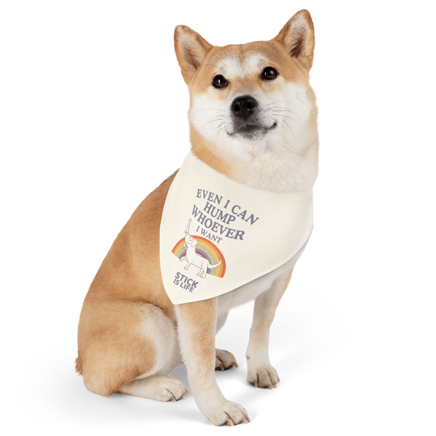 PRIDE Pet Bandana- "Hump Whoever I Want!"
