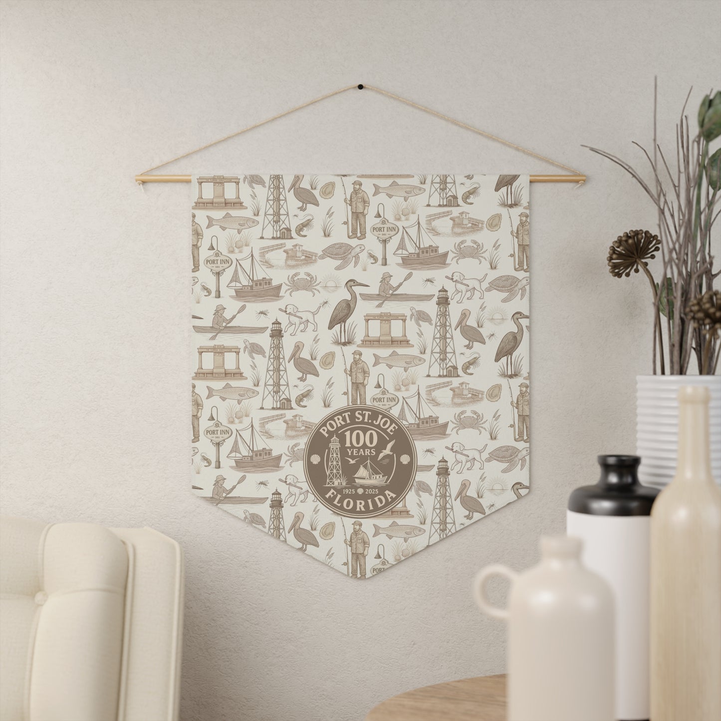 PSJ 100 years Pennant Banner - Fisherman Core