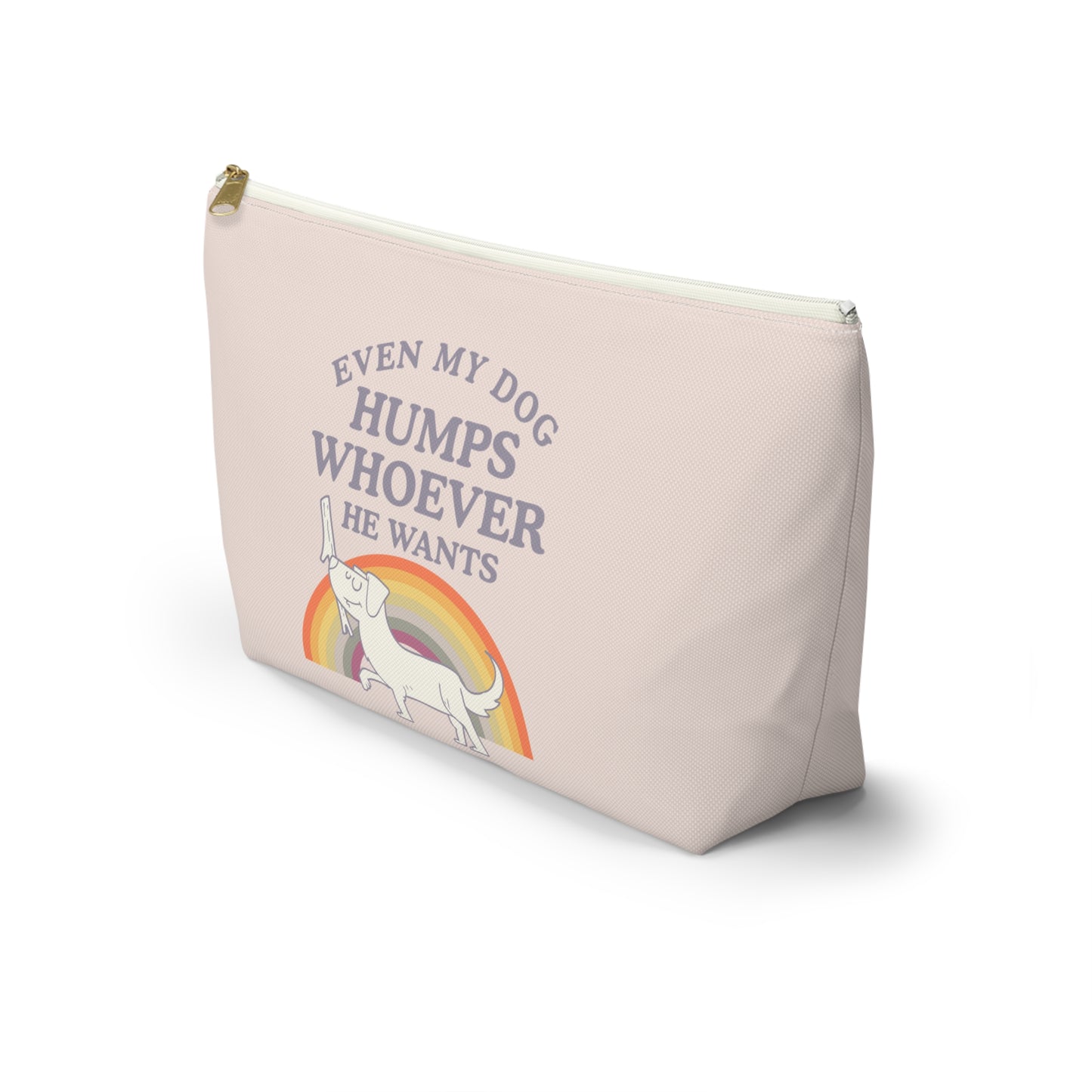Pride Dog Pouch: Even My Dog Humps Whoever He Wants