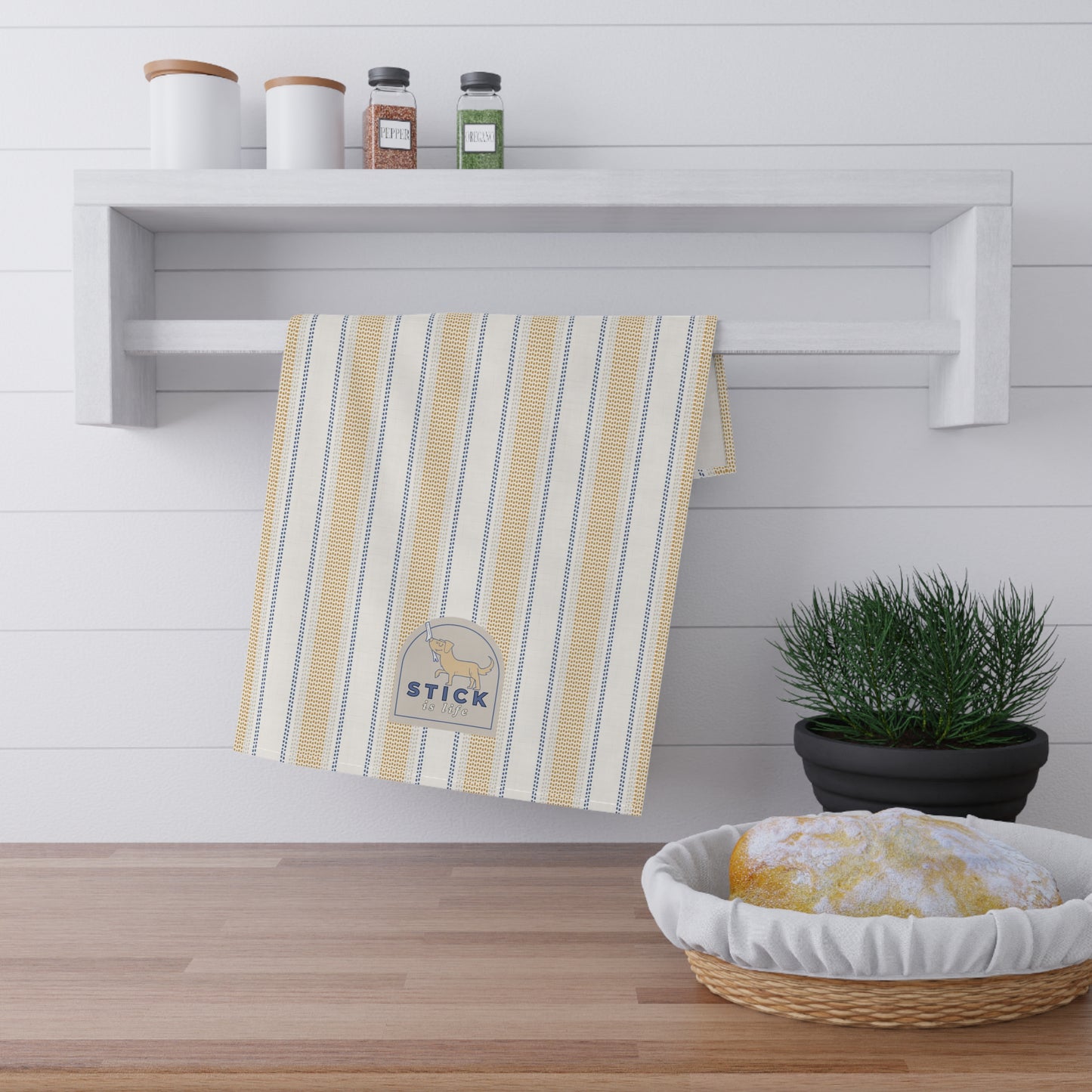 Vintage Stripe Cotton Tea Towels – Eco-Friendly Kitchen Decor