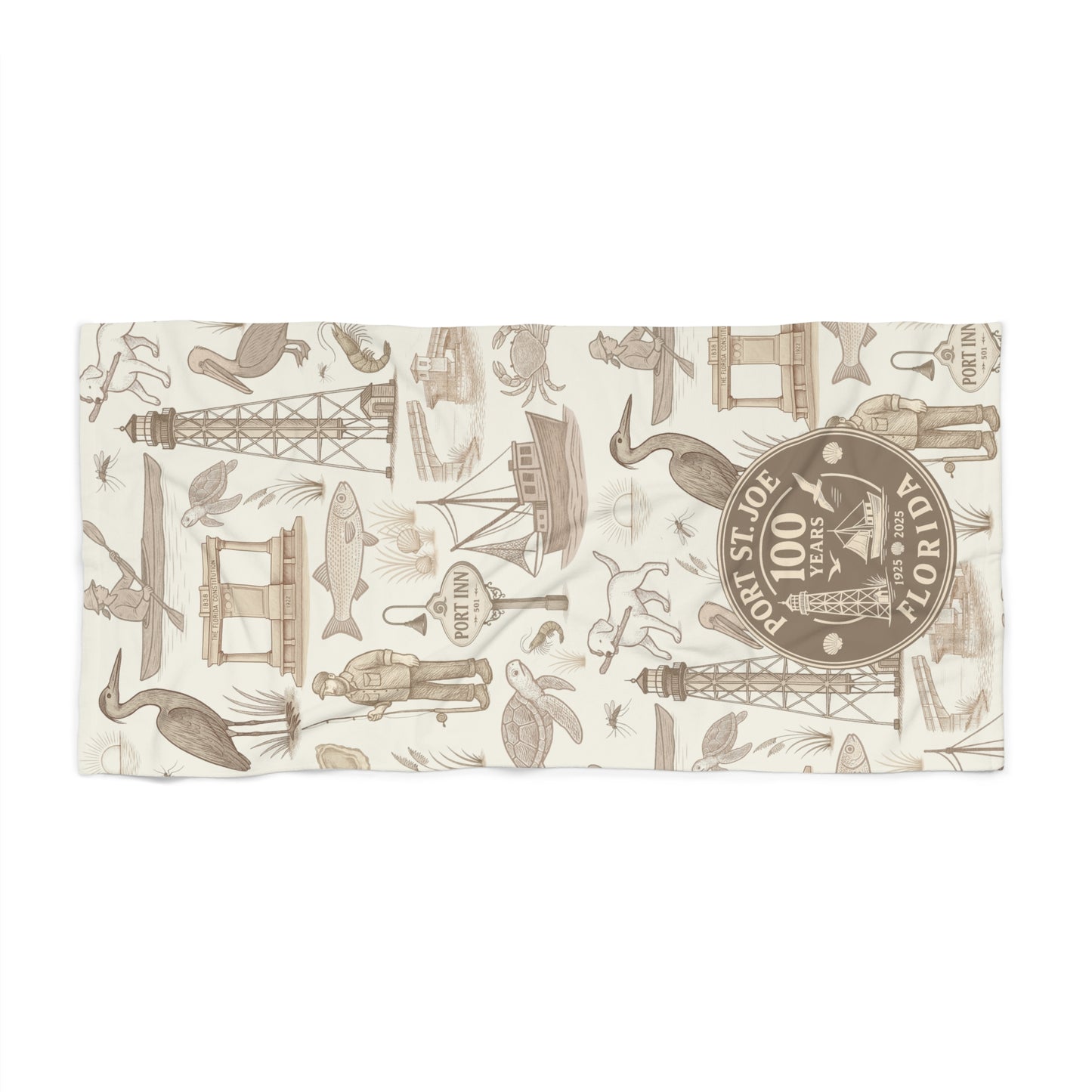PSJ 100 years Anniversary Beach Towel
