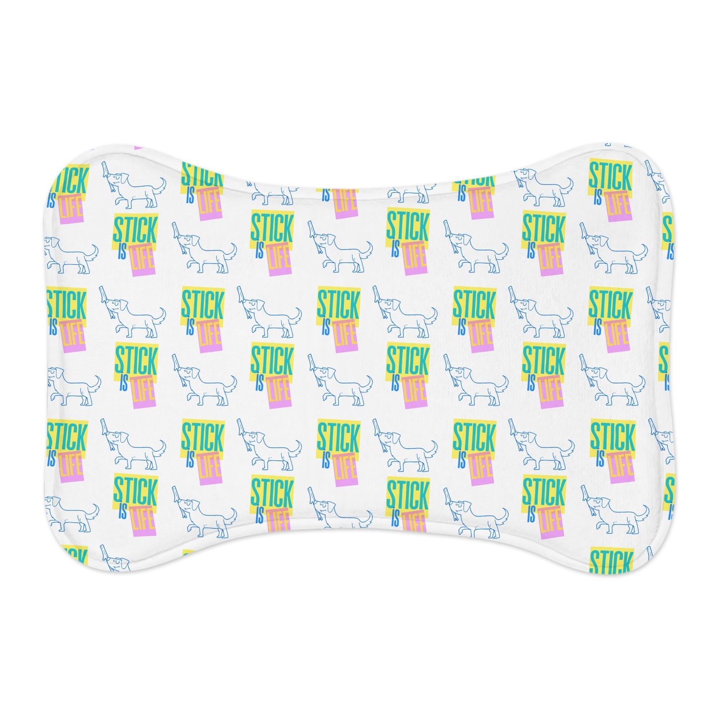 Neon Stick is Life Pet Feeding Mats