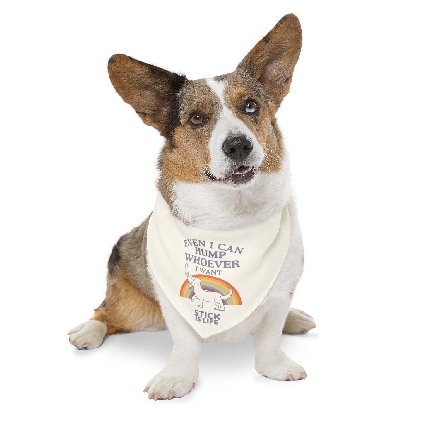 PRIDE Pet Bandana- "Hump Whoever I Want!"