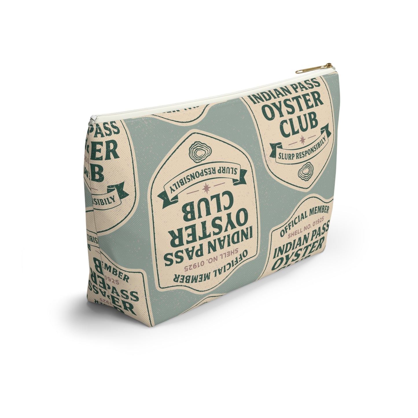 Oyster Club Accessory Pouch- Fisherman Core 'at the shore' Collection