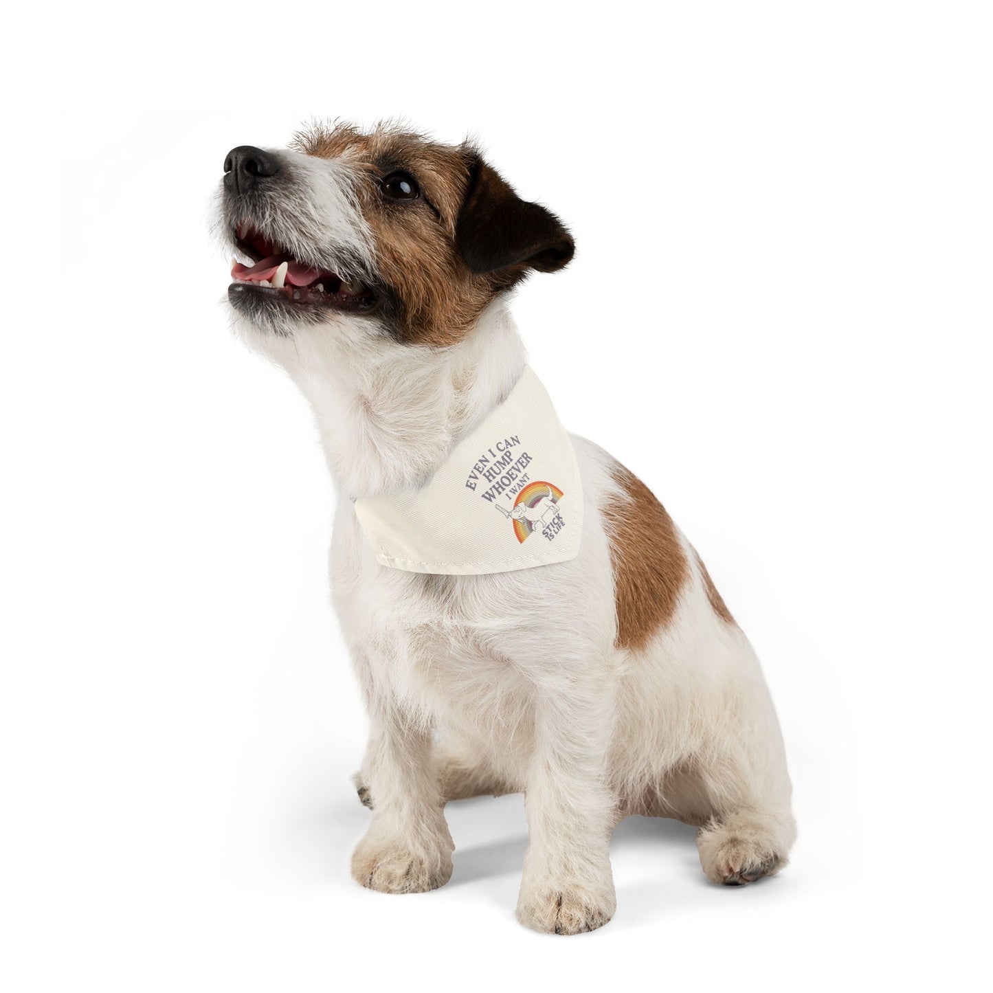 PRIDE Pet Bandana- "Hump Whoever I Want!"