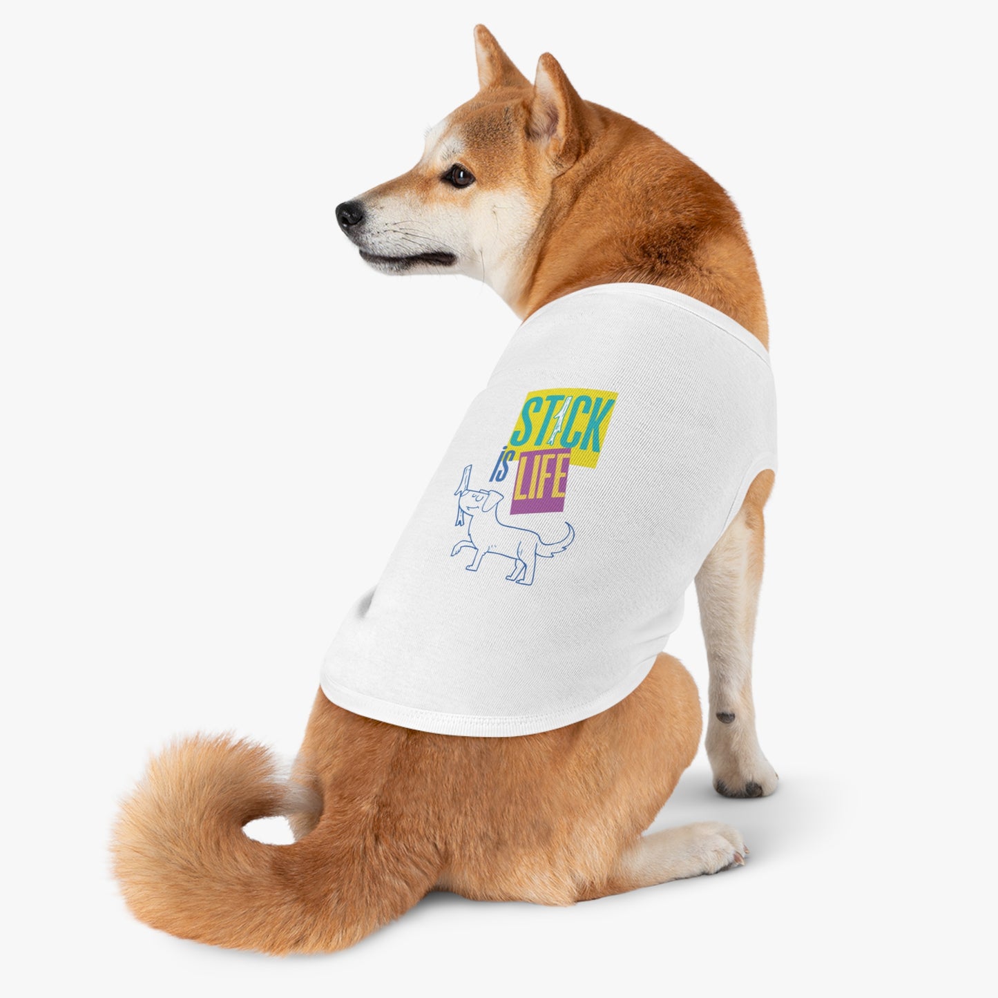 Neon Stick is Life Pet Tank Top