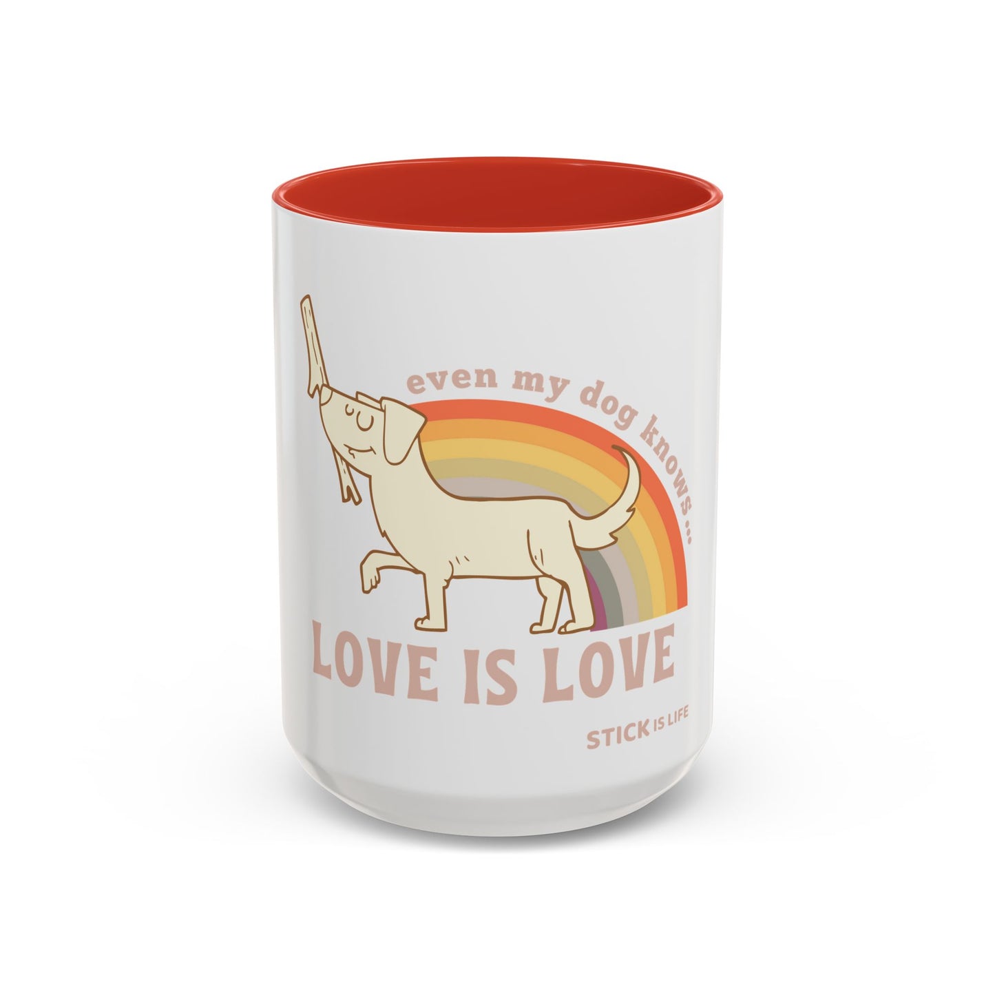PRIDE Dog Lover Coffee Mug - "Love is Love"