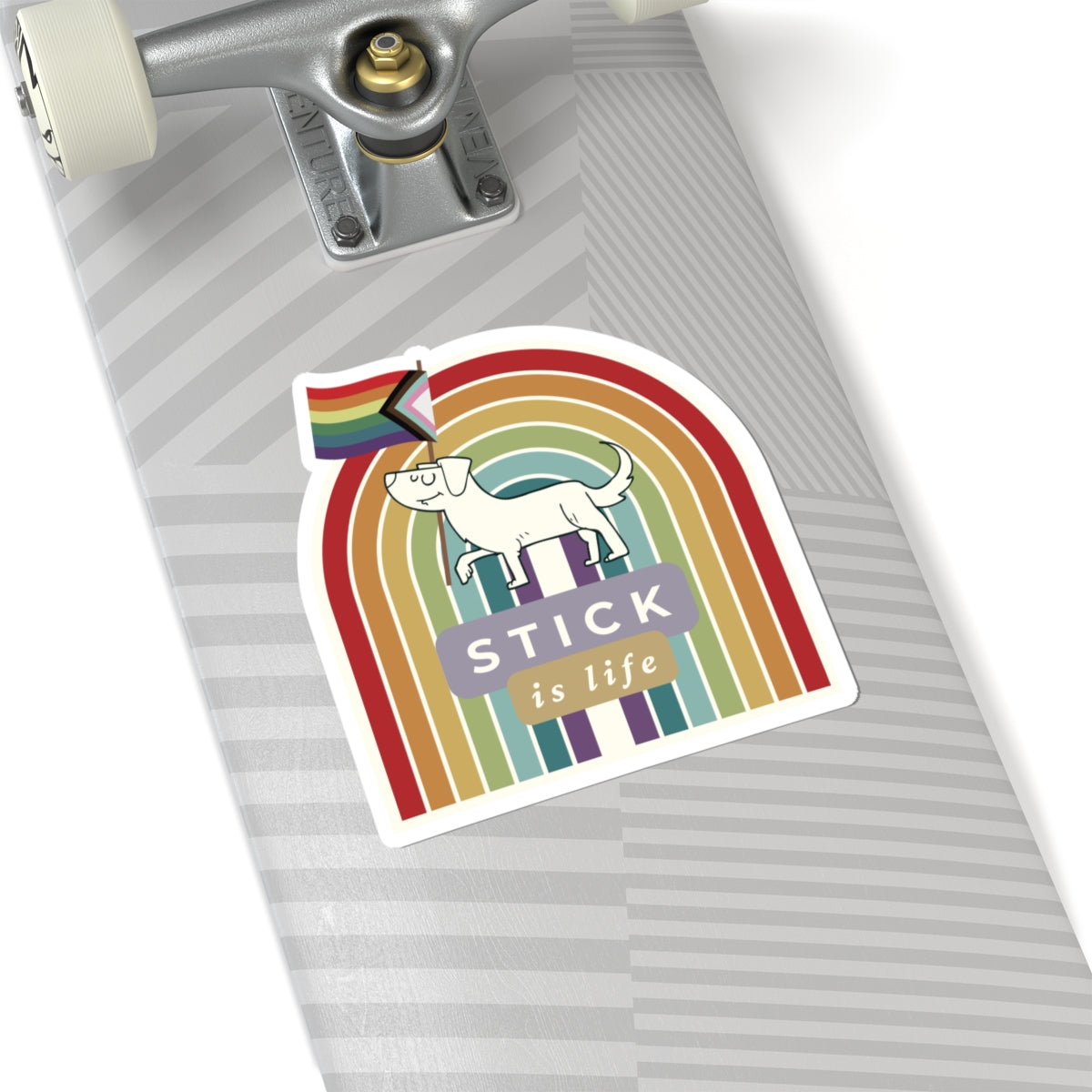 Pride Stick is Life Sticker