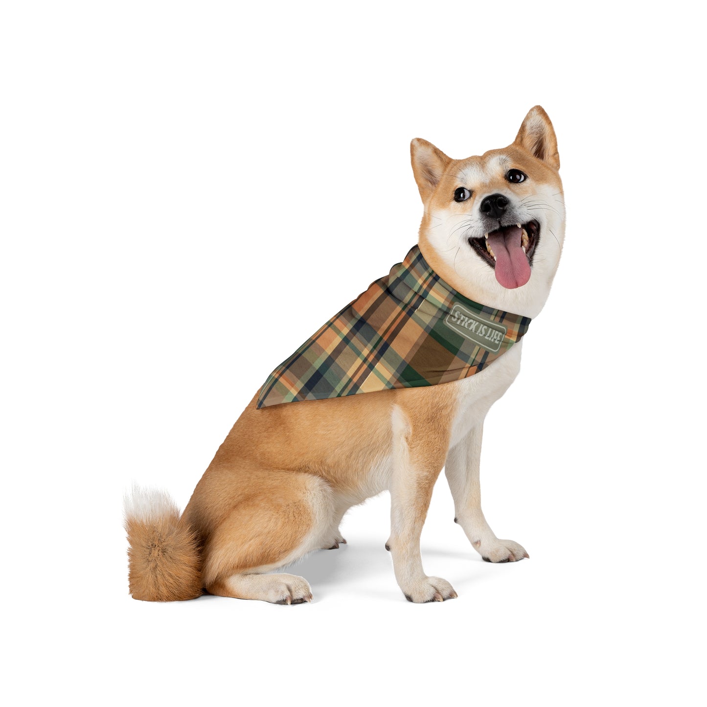Plaid Fall Pet Bandana