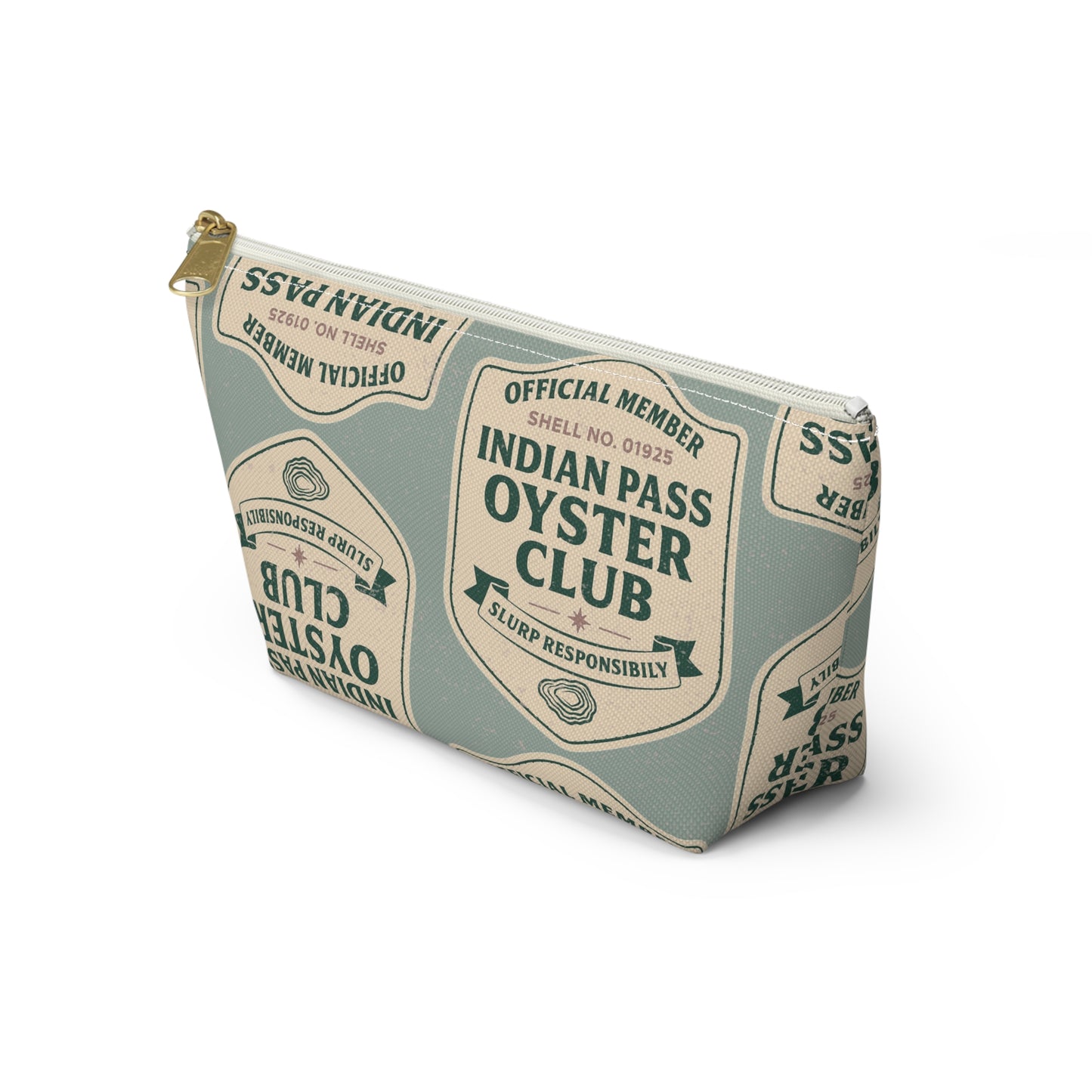 Oyster Club Accessory Pouch- Fisherman Core 'at the shore' Collection