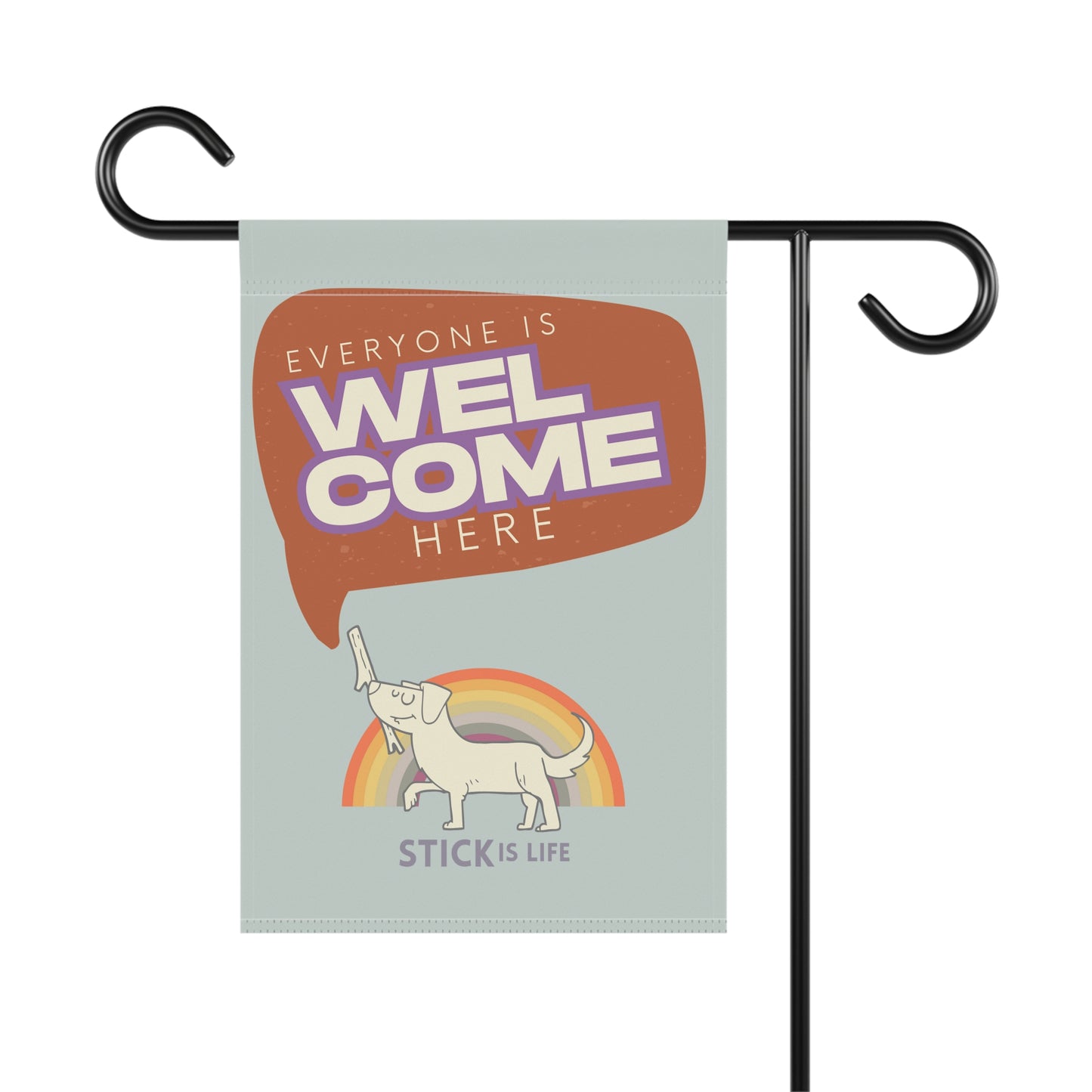 Garden Banner & Flag - Everyone is Welcome