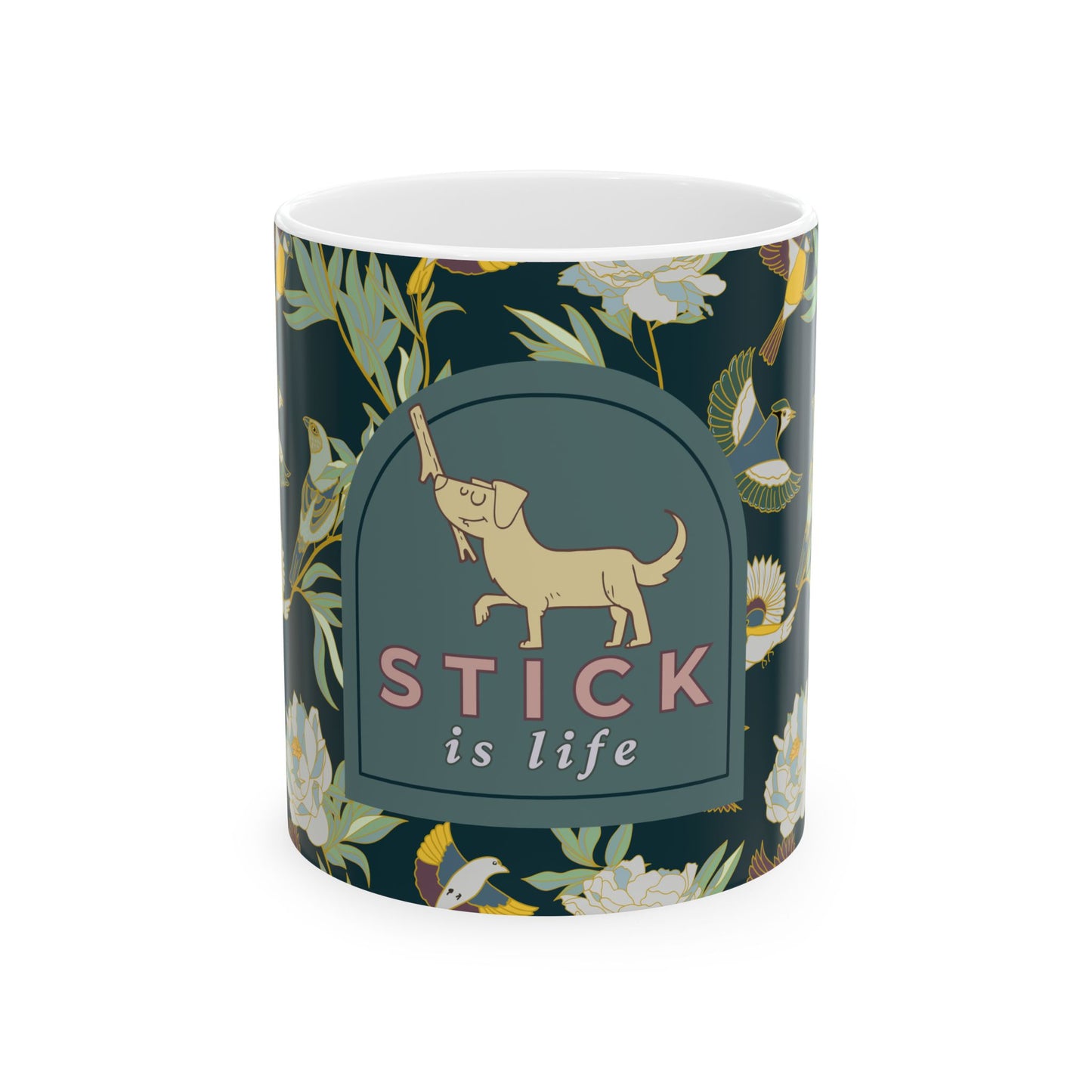 Vintage Bird Mug - 11oz & 15oz Coffee Cup