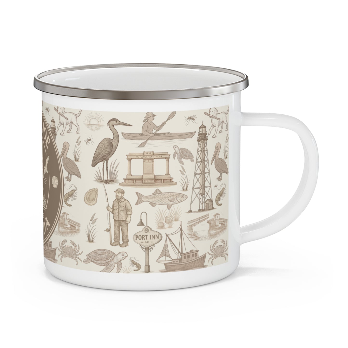 PSJ 100 Yr Anniversary Enamel Mug