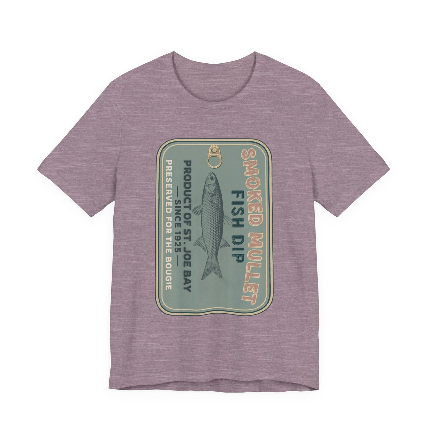Smoked Mullet Dip Fish Tin Fisherman Core Unisex Tee