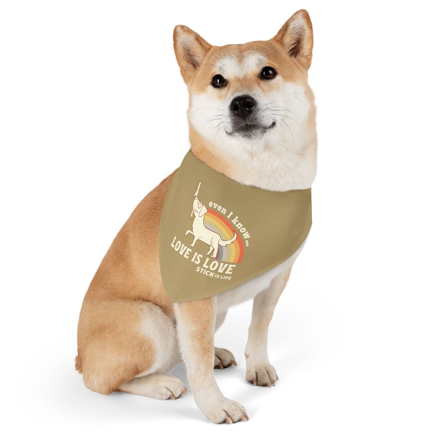 PRIDE Pet Bandana - Love is Love
