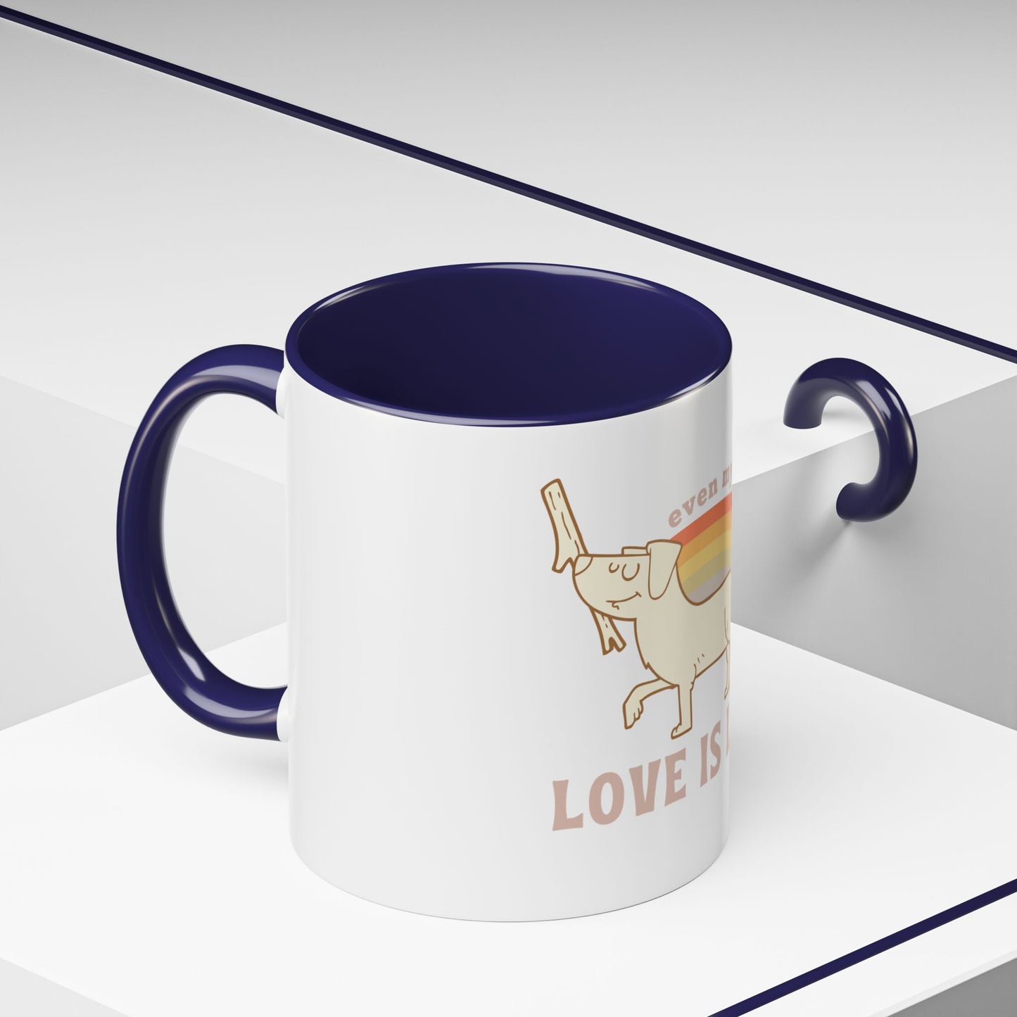 PRIDE Dog Lover Coffee Mug - "Love is Love"