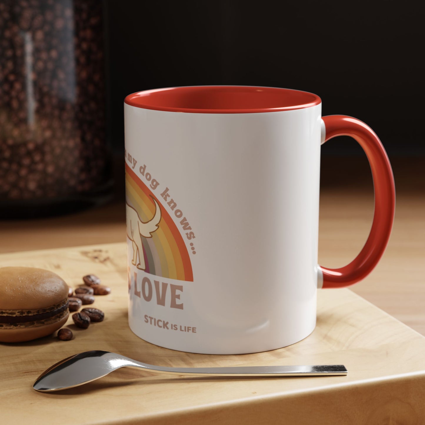 PRIDE Dog Lover Coffee Mug - "Love is Love"