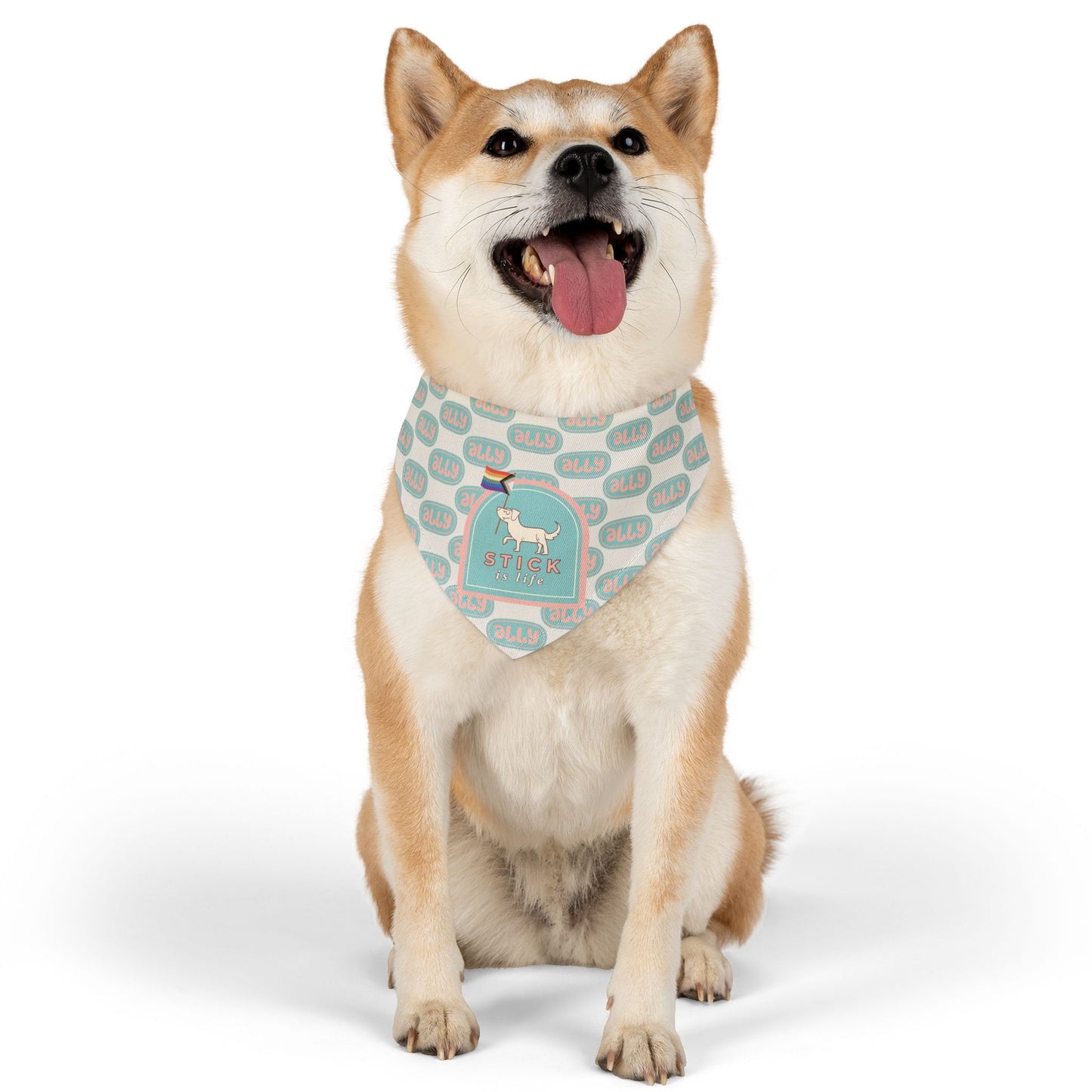PRIDE Pet Bandana-Trans Ally