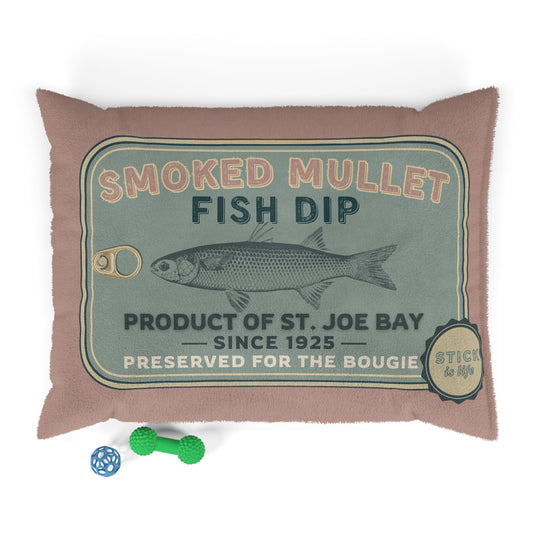 Smoked Mullet Fish Dip Tin Pet Bed