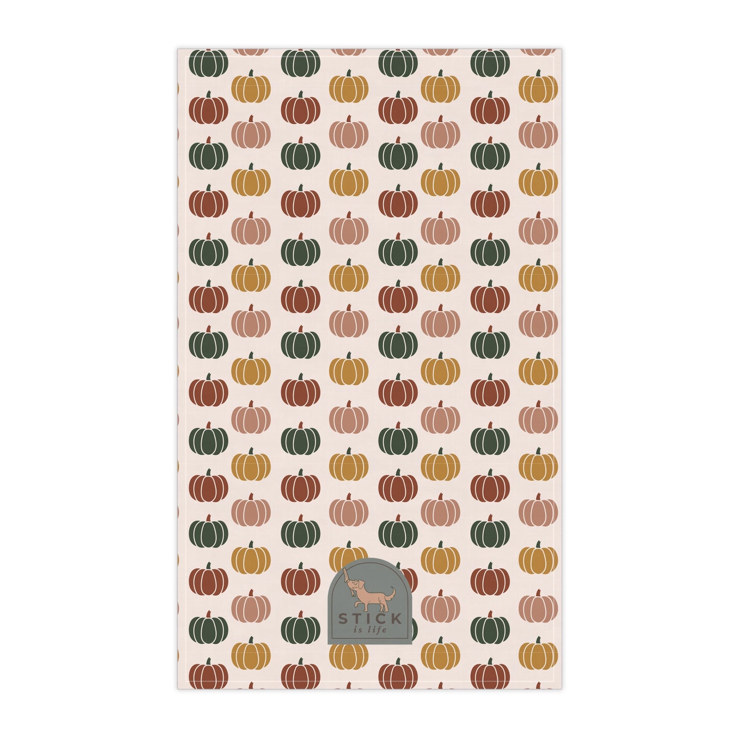 Moody Pumpkin Tea Towel – Eco-Friendly Kitchen Decor