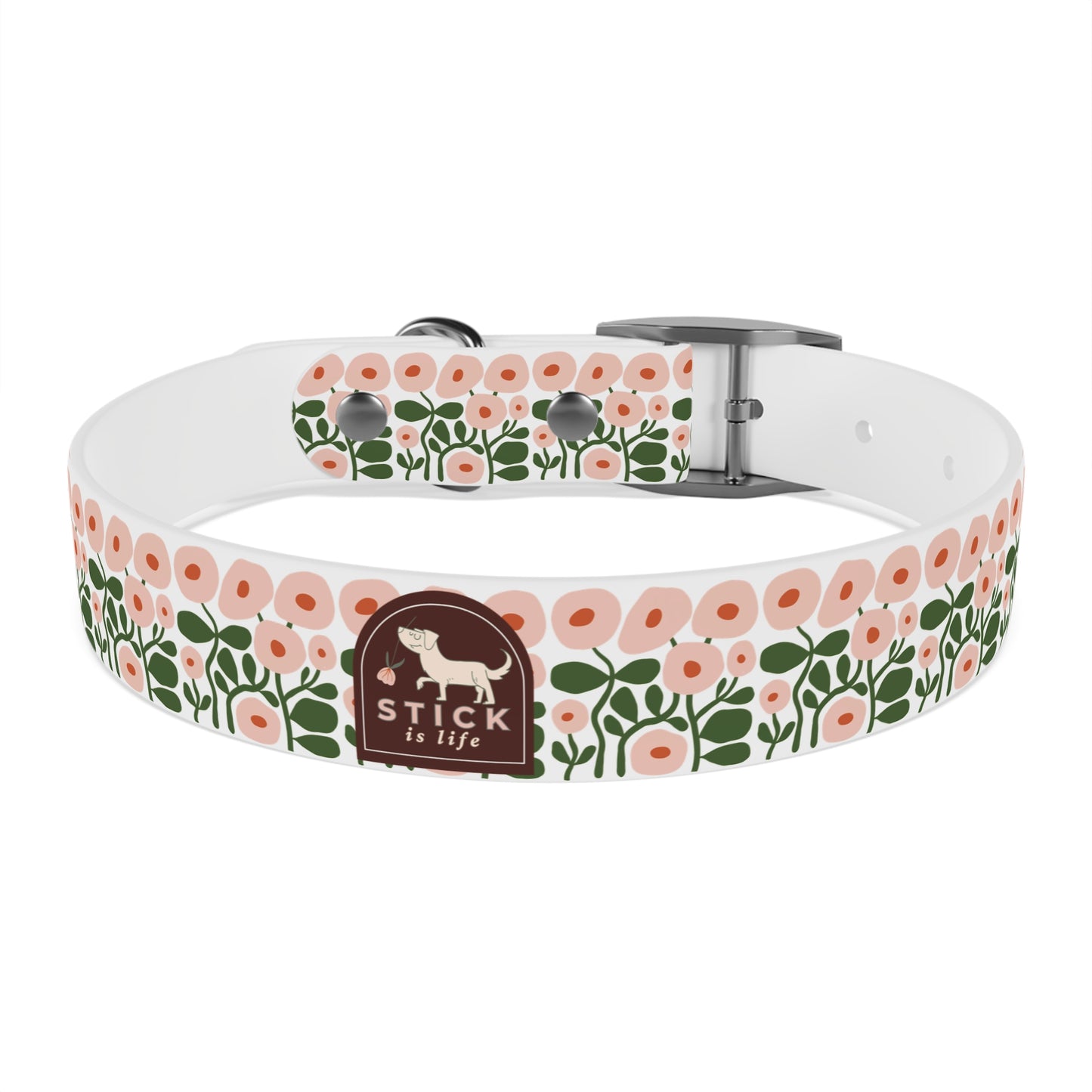 Pink Spring Floral Dog Collar