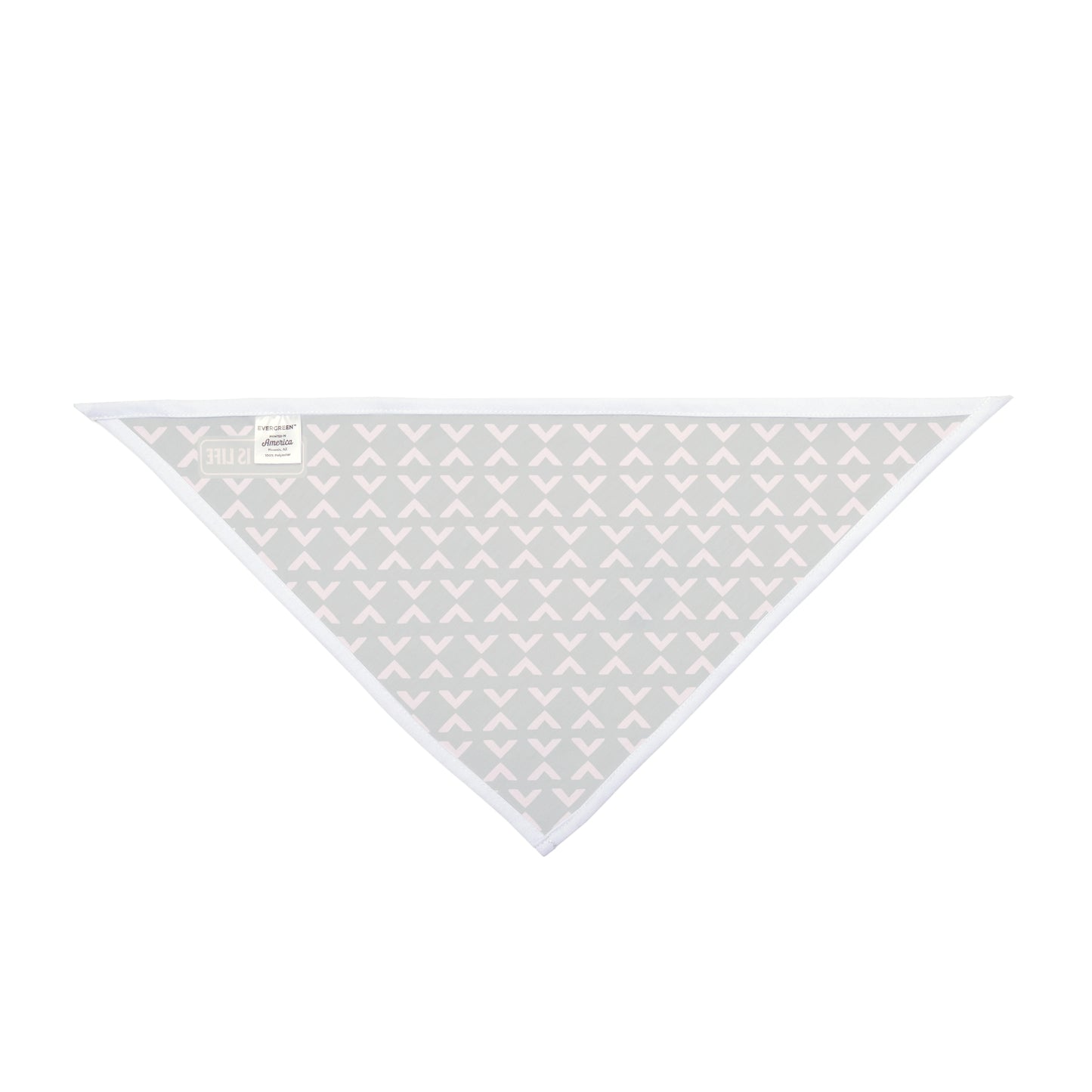 Fall Green and Mauve Pattern Pet Bandana