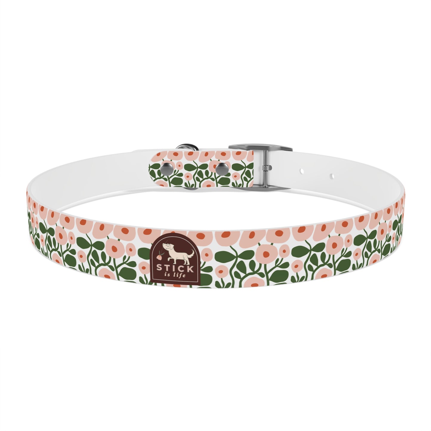 Pink Spring Floral Dog Collar