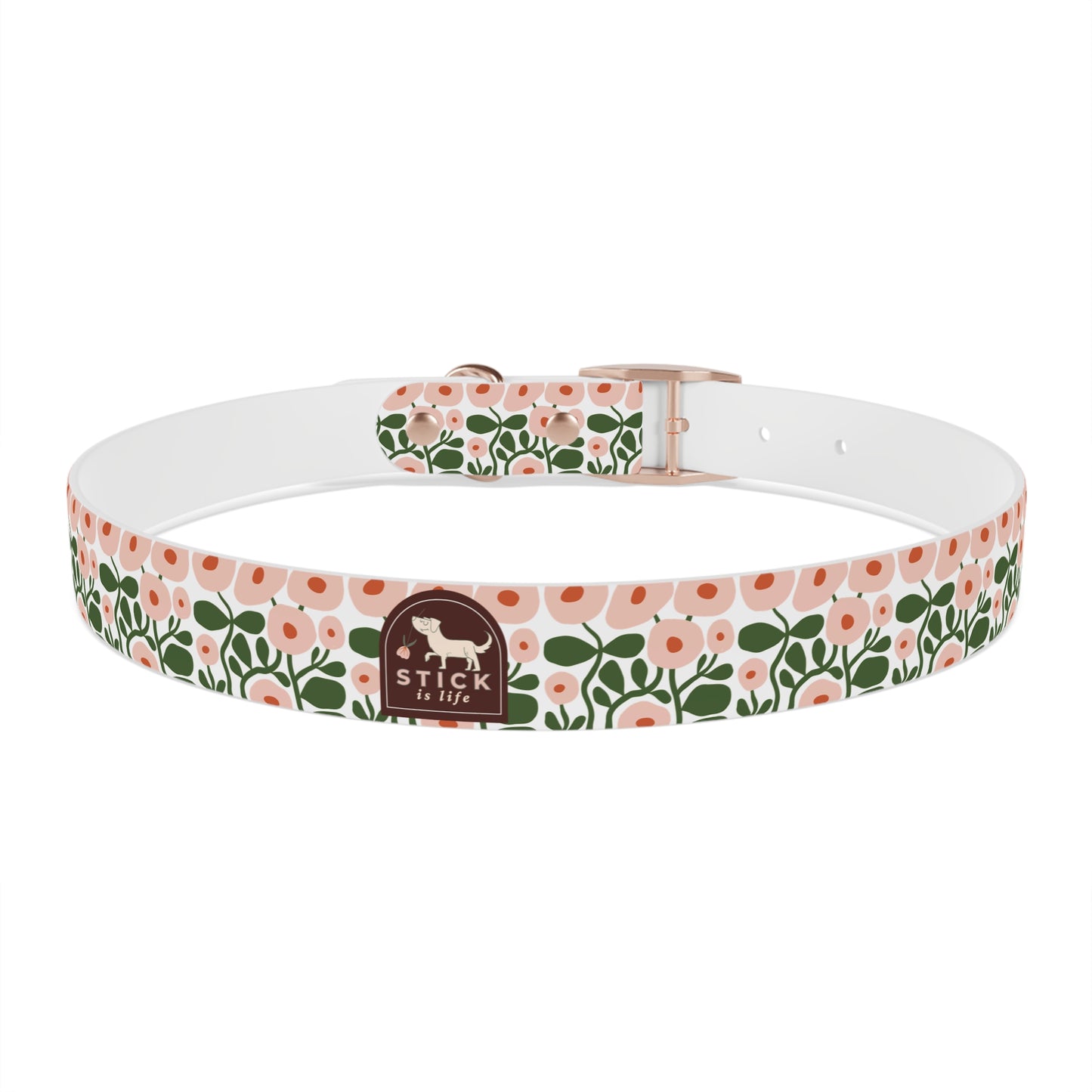 Pink Spring Floral Dog Collar