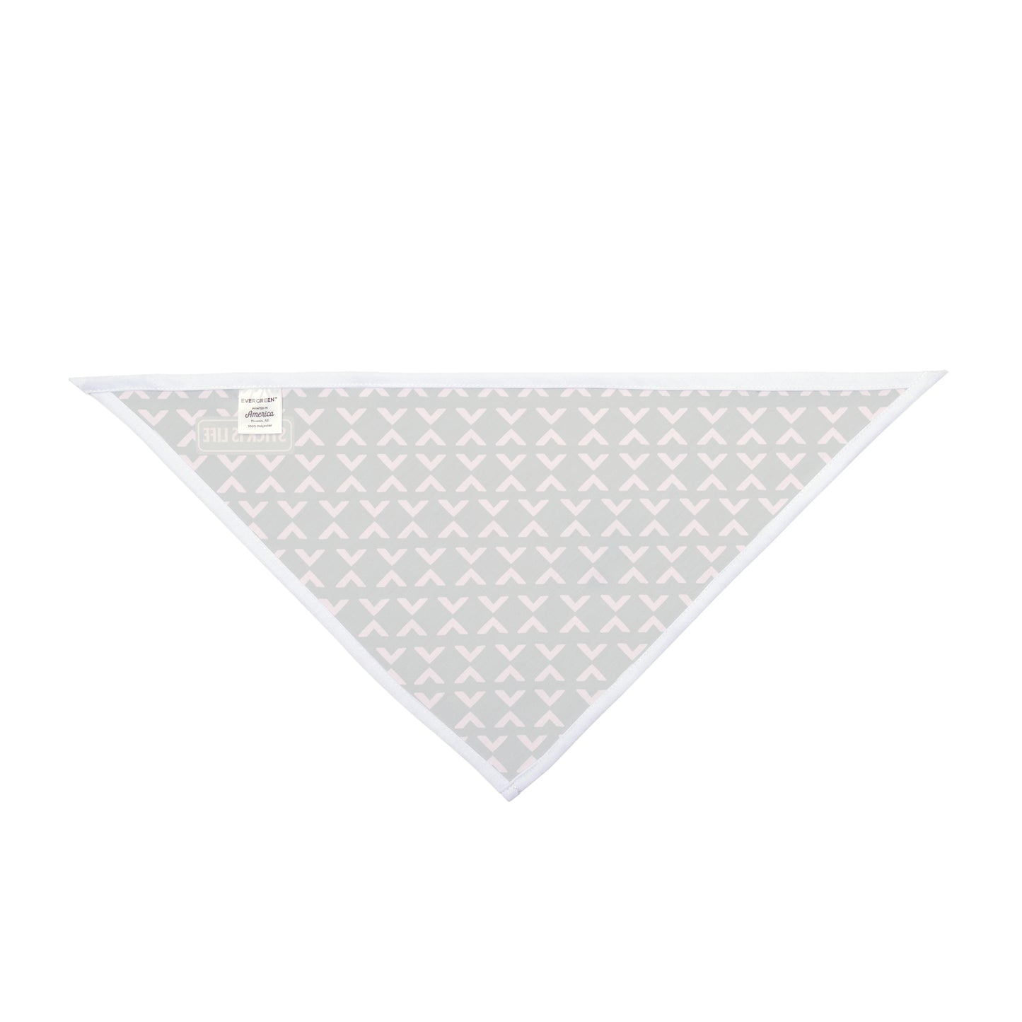 Fall Green and Mauve Pattern Pet Bandana
