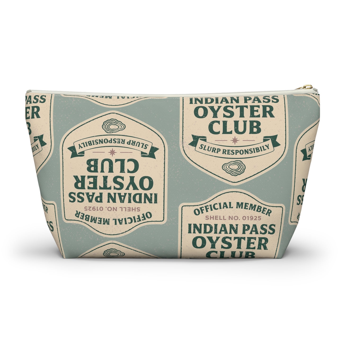 Oyster Club Accessory Pouch- Fisherman Core 'at the shore' Collection