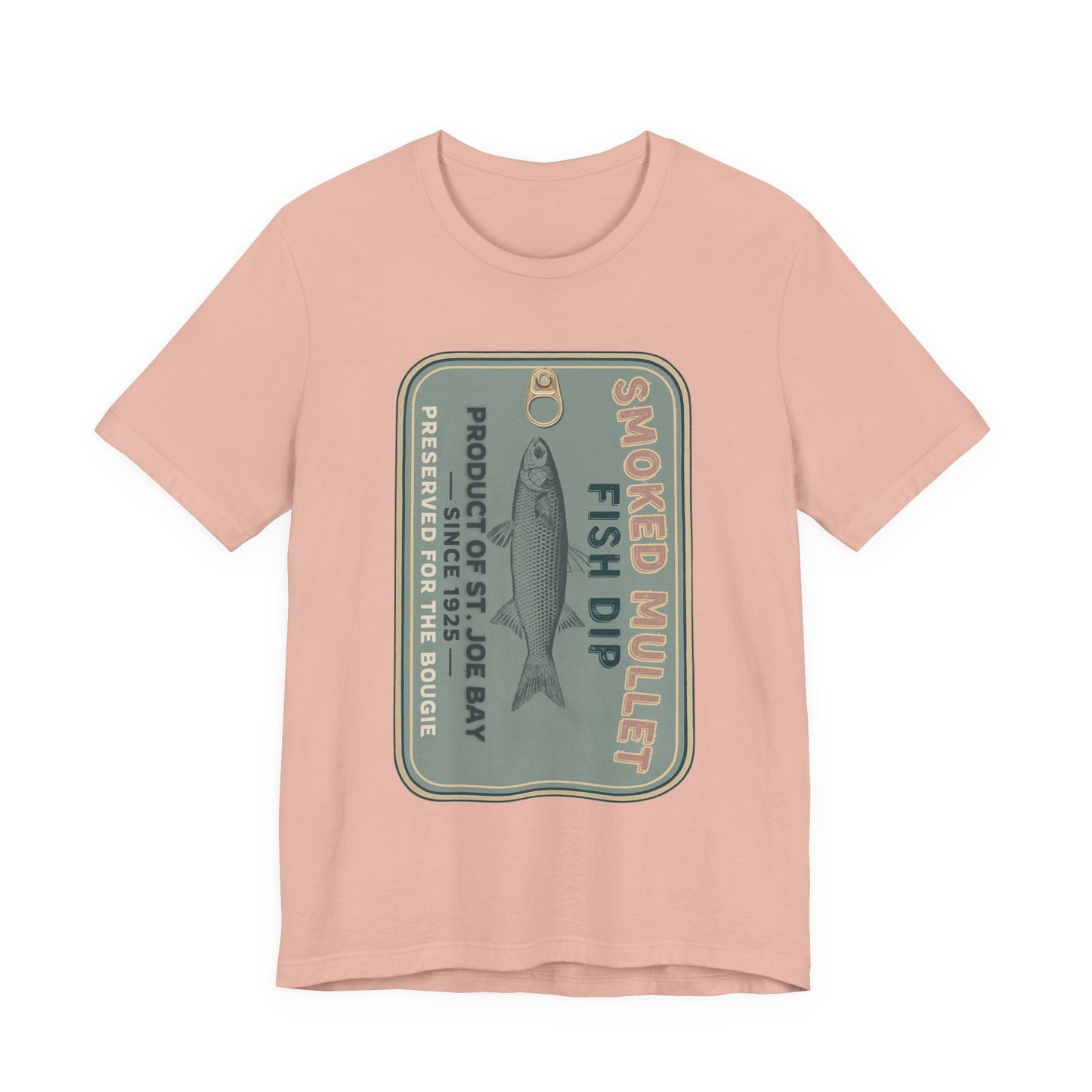 Smoked Mullet Dip Fish Tin Fisherman Core Unisex Tee
