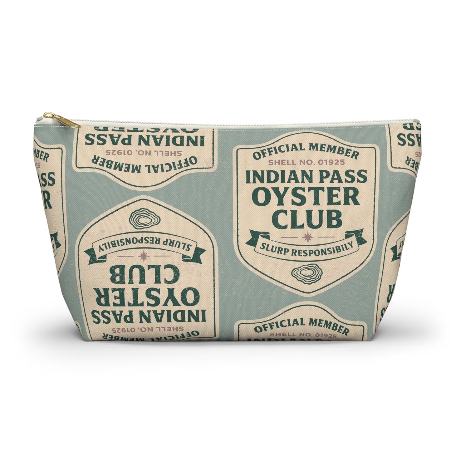 Oyster Club Accessory Pouch- Fisherman Core 'at the shore' Collection
