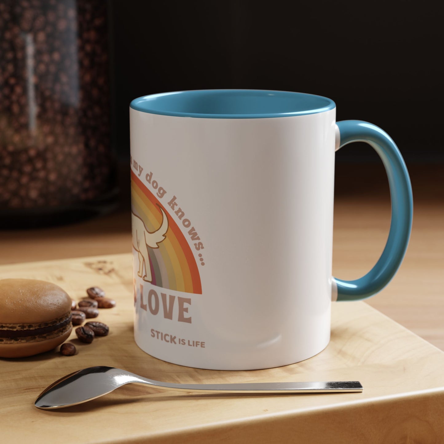 PRIDE Dog Lover Coffee Mug - "Love is Love"