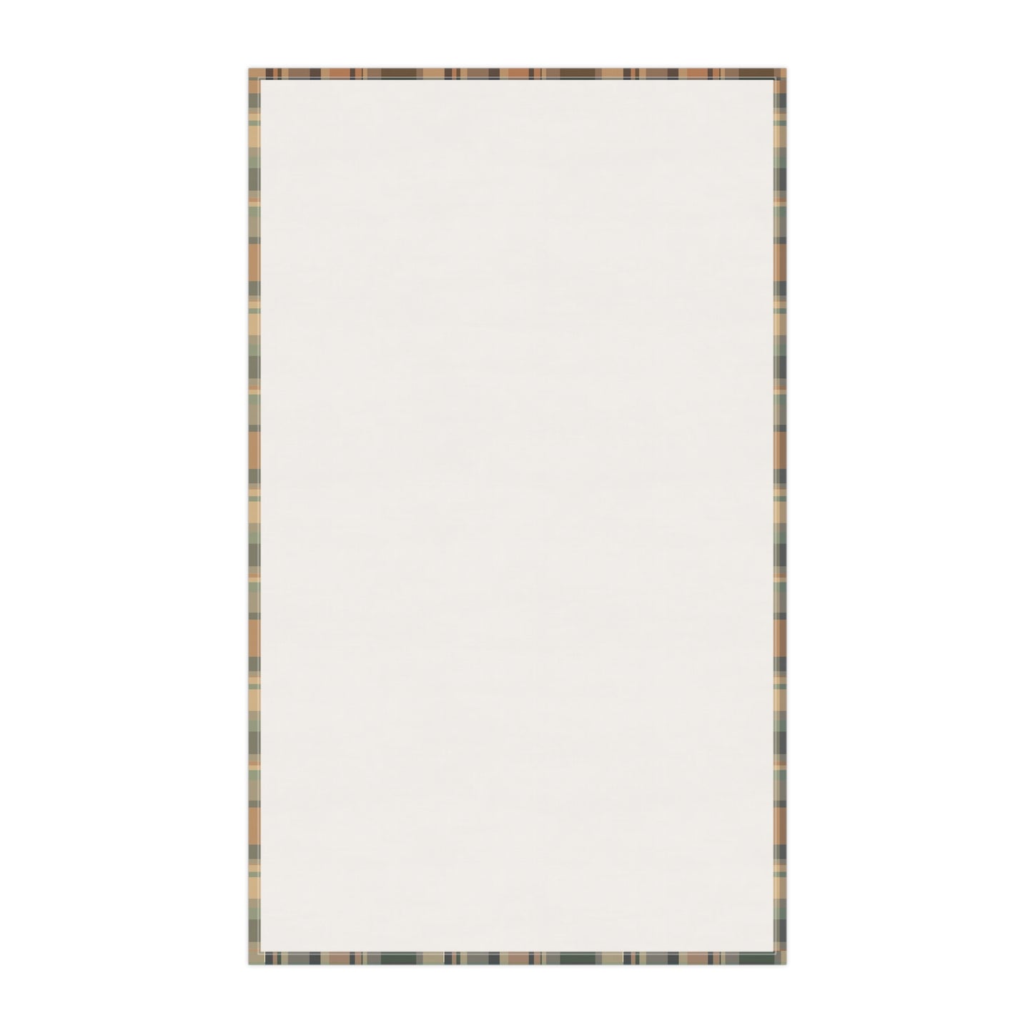 Plaid Fall Tea Towel – Eco-Friendly Kitchen Decor