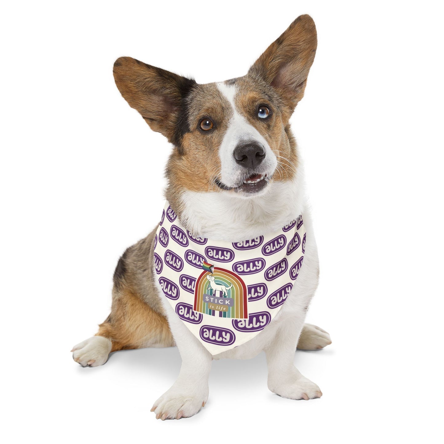 PRIDE Pet Bandana-LGBTQIA+ Ally