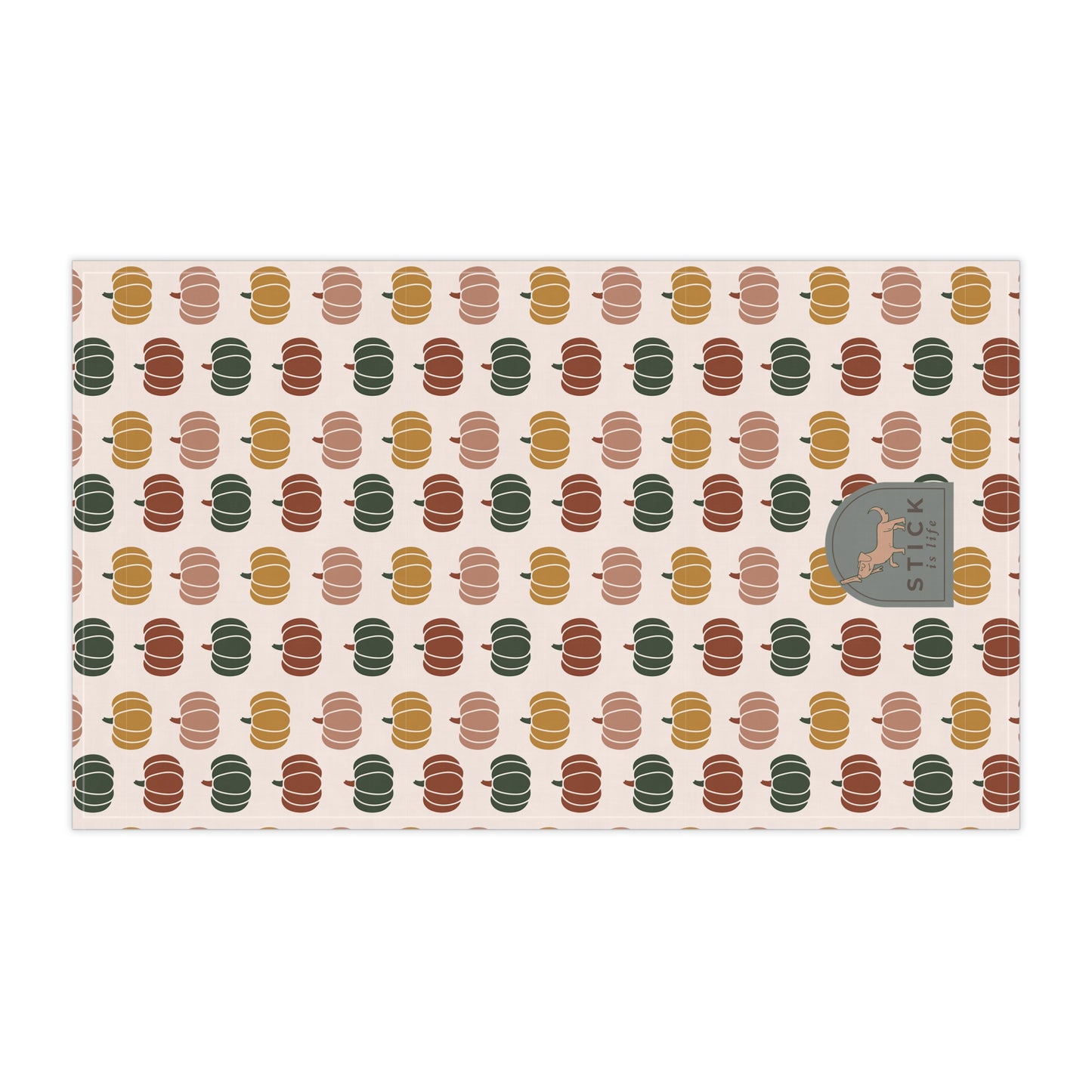 Moody Pumpkin Tea Towel – Eco-Friendly Kitchen Decor