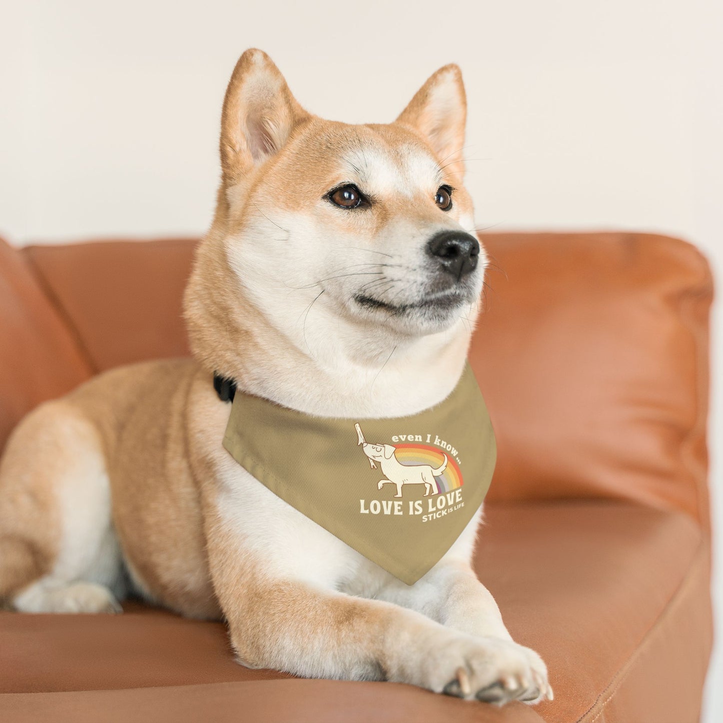 PRIDE Pet Bandana - Love is Love