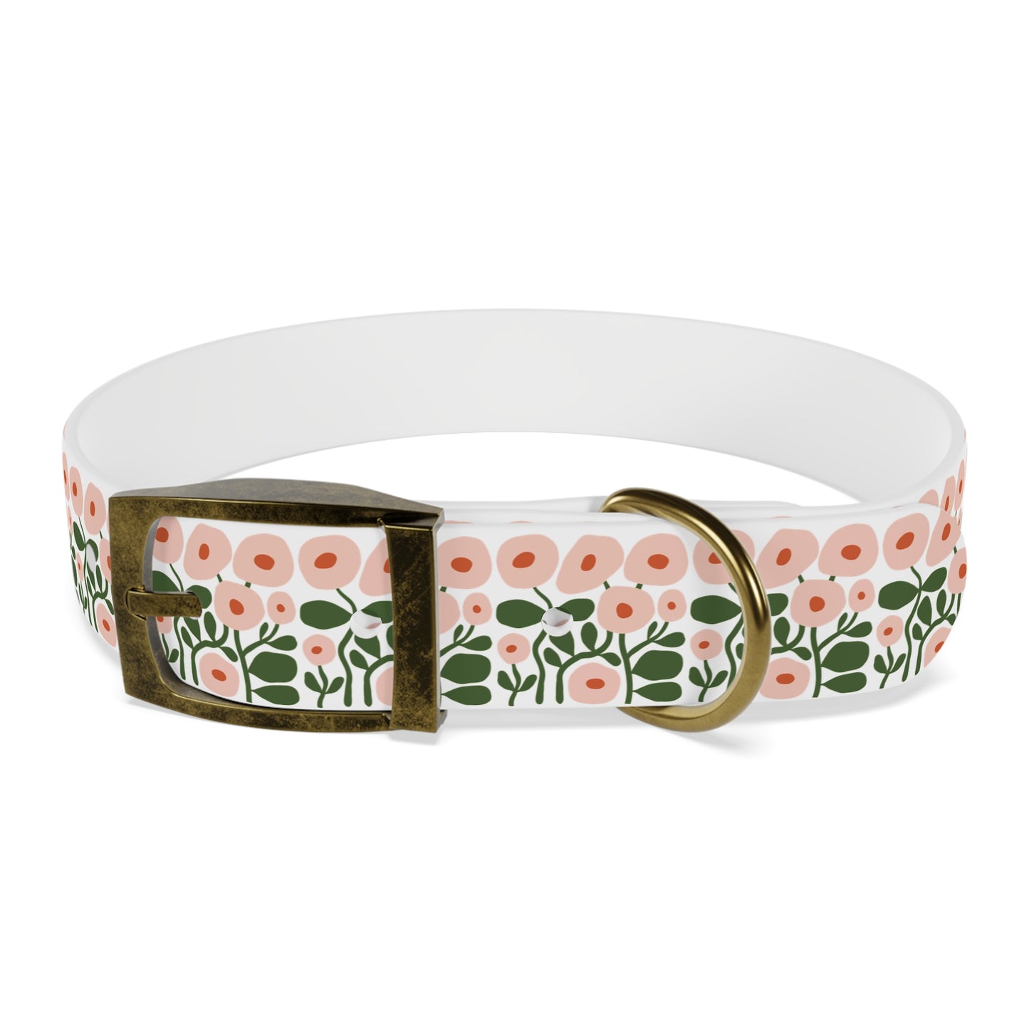Pink Spring Floral Dog Collar