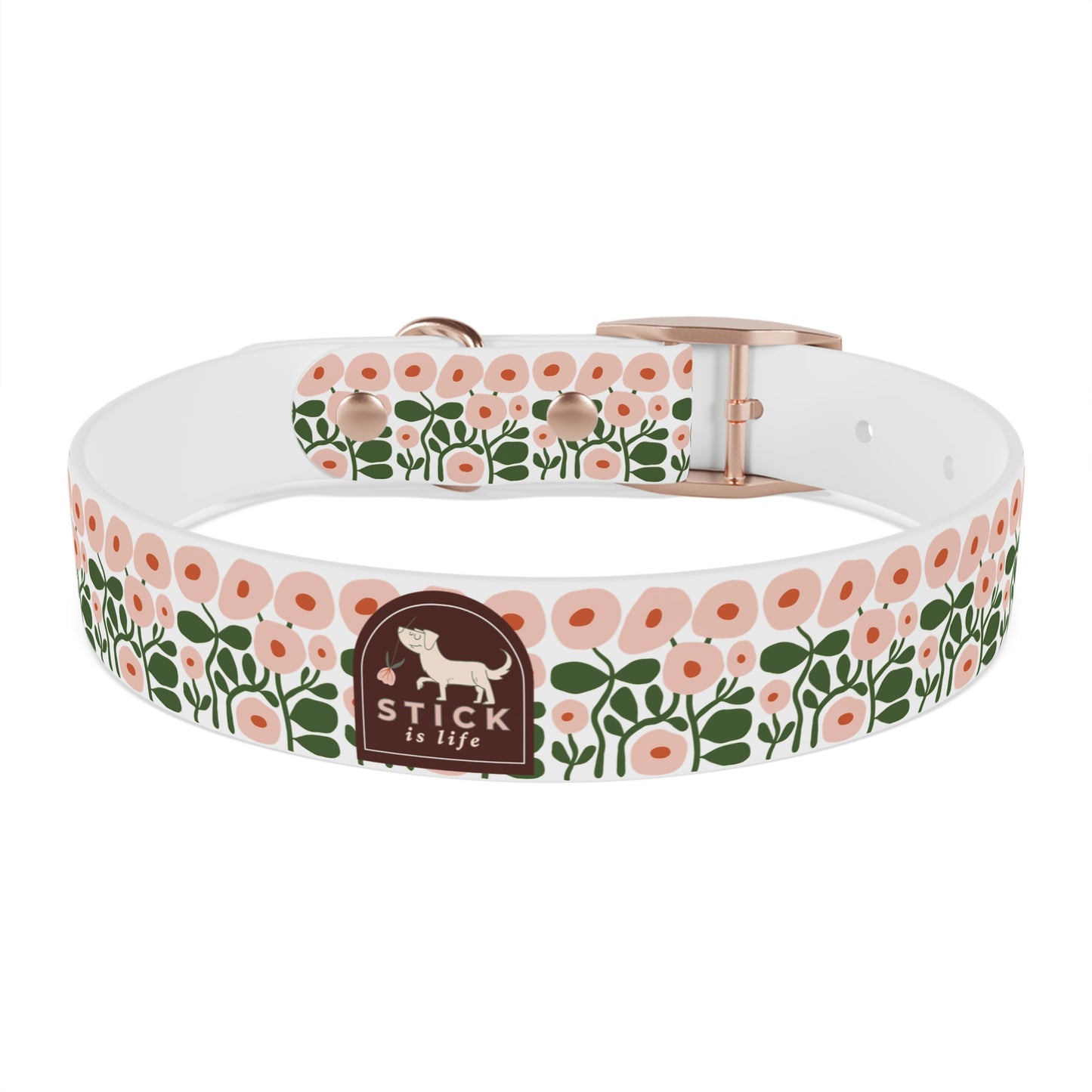Pink Spring Floral Dog Collar