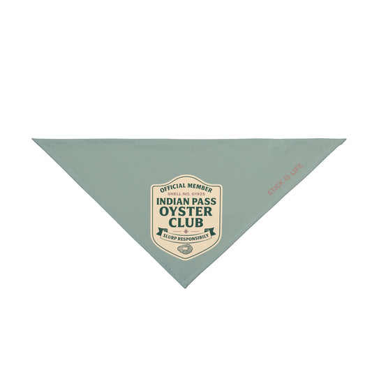 Indian Pass Oyster Club Official Member Pet Bandana