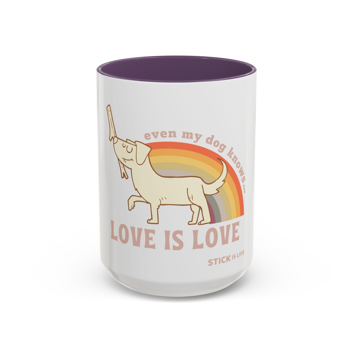 PRIDE Dog Lover Coffee Mug - "Love is Love"