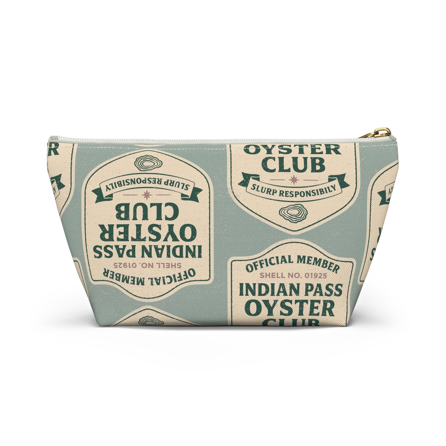 Oyster Club Accessory Pouch- Fisherman Core 'at the shore' Collection