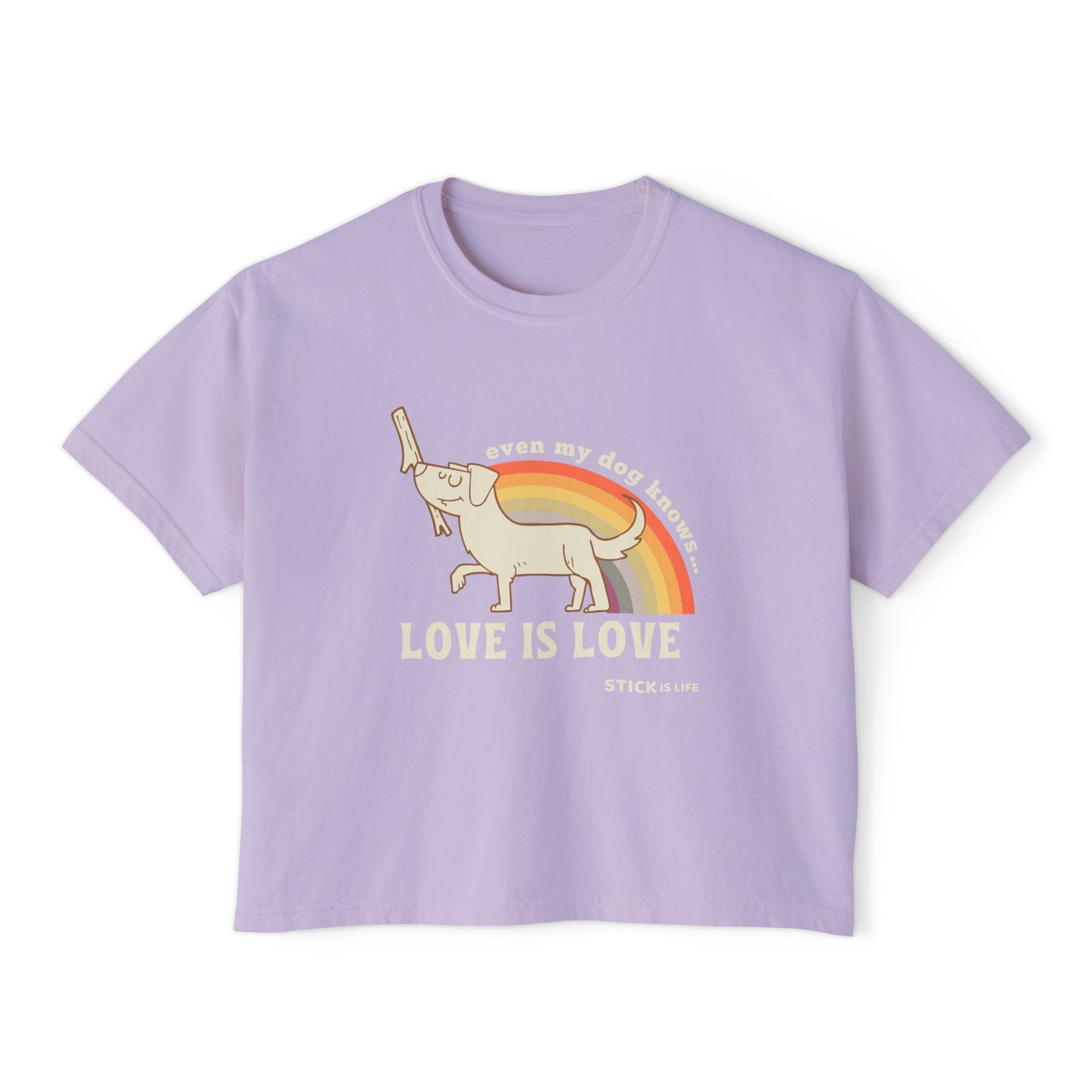 Pride Love is Love Women's Boxy Tee