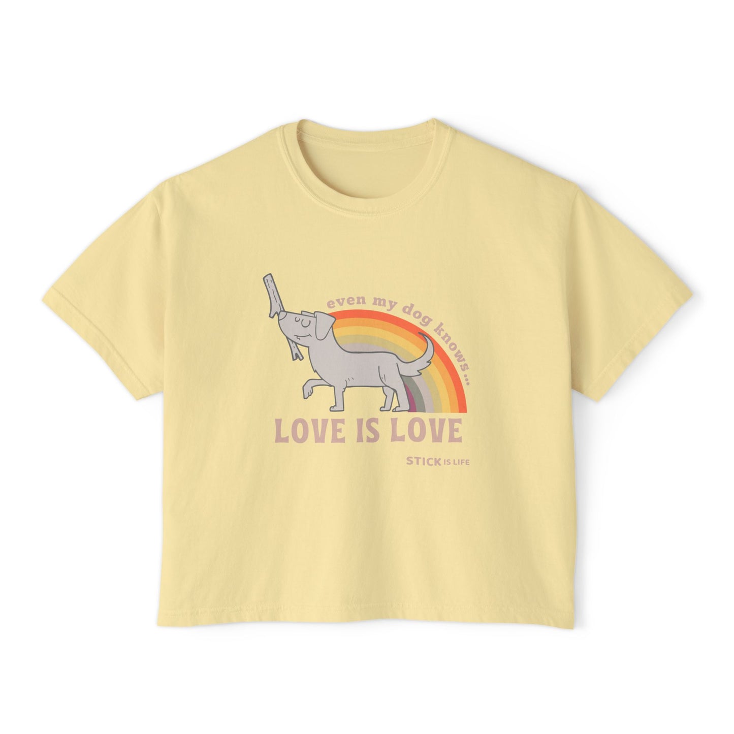 Pride Love is Love Women's Boxy Tee