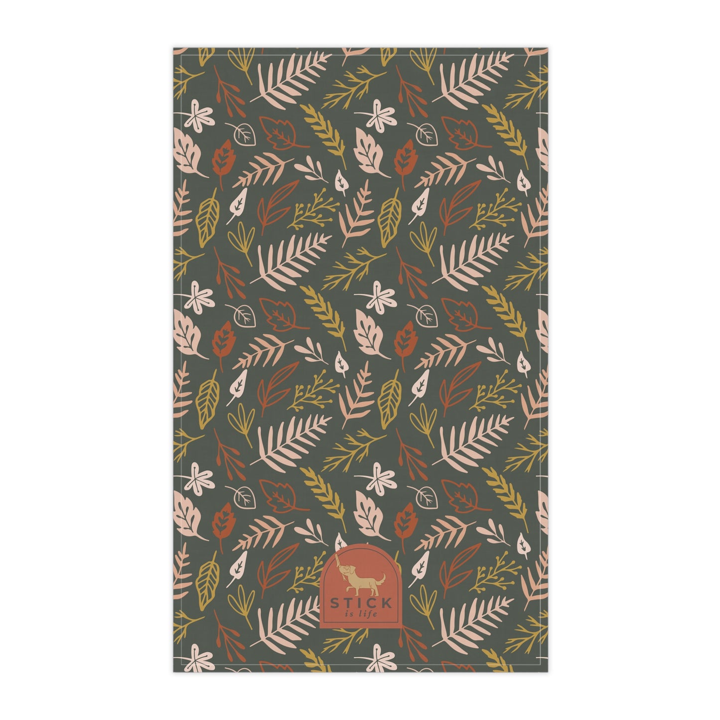 Fall Leaves Tea Towel – Eco-Friendly Kitchen Decor