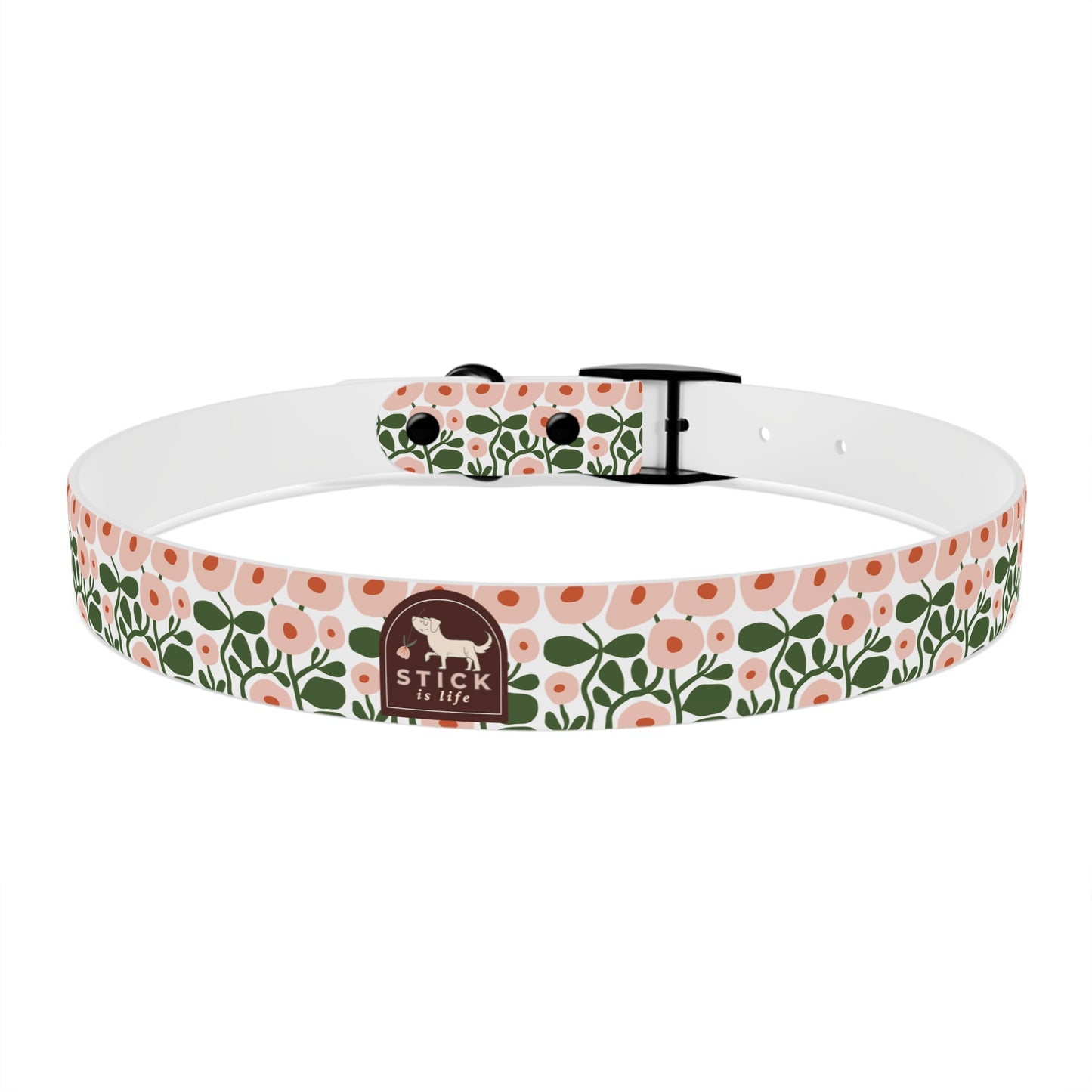 Pink Spring Floral Dog Collar