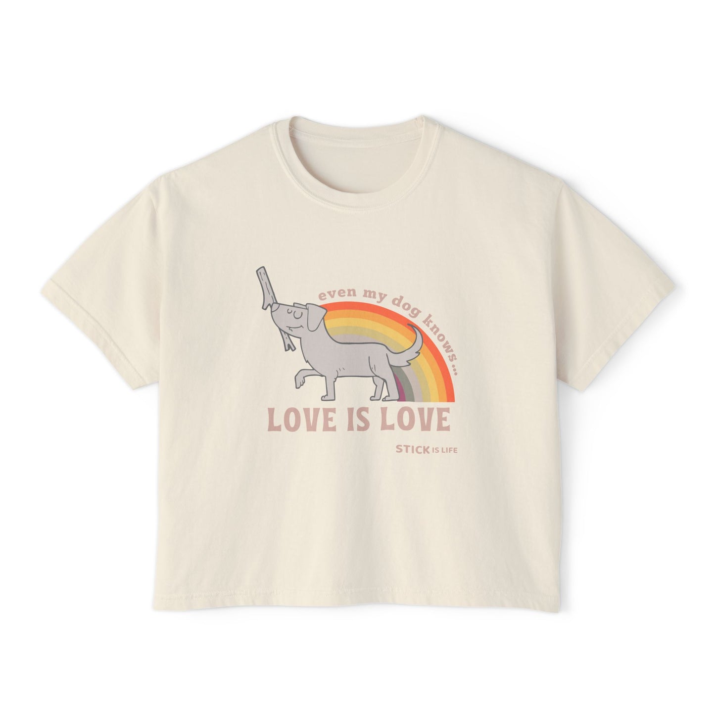 Pride Love is Love Women's Boxy Tee