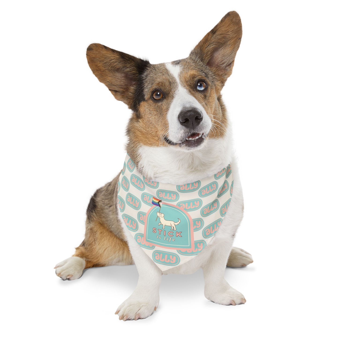 PRIDE Pet Bandana-Trans Ally