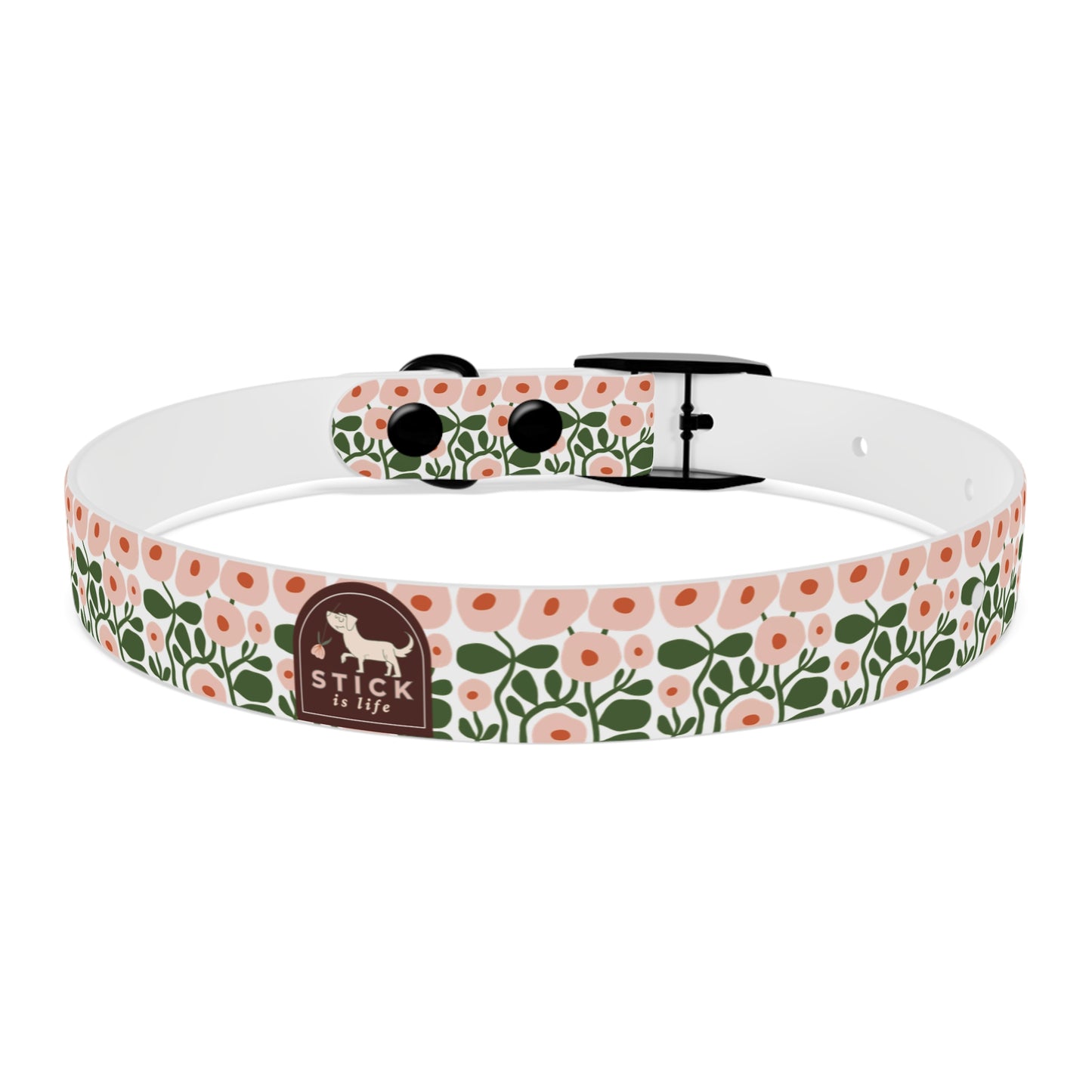 Pink Spring Floral Dog Collar