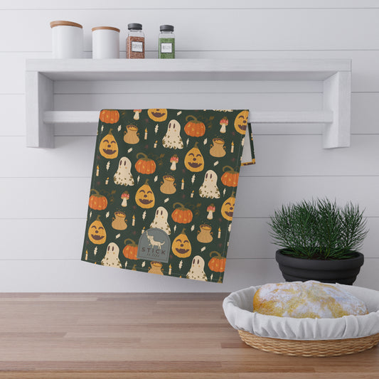 Halloween Tea Towel – Eco-Friendly Kitchen Decor